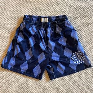 Eric Emanuel Blue Plaid Shorts Size S
